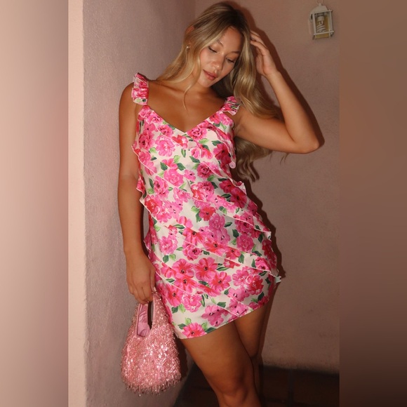 Show Me Your MuMu Rosa Ruffle Mini Dress - Picture 6 of 15